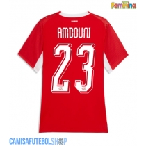 Camisa de time de futebol Suíça Zeki Amdouni #23 Replicas 1º Equipamento Feminina Mundo 2026 Manga Curta